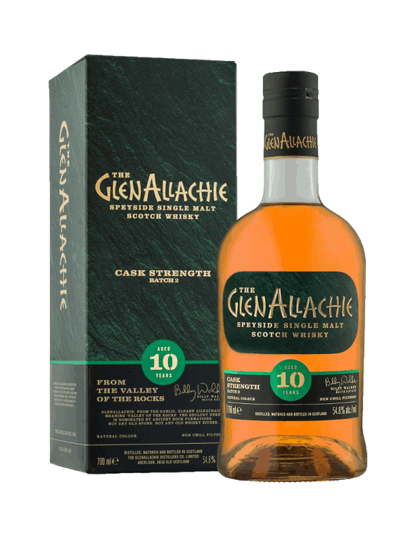 GlenAllachie 10 Year Old Cask Strength Whisky - Batch 2
