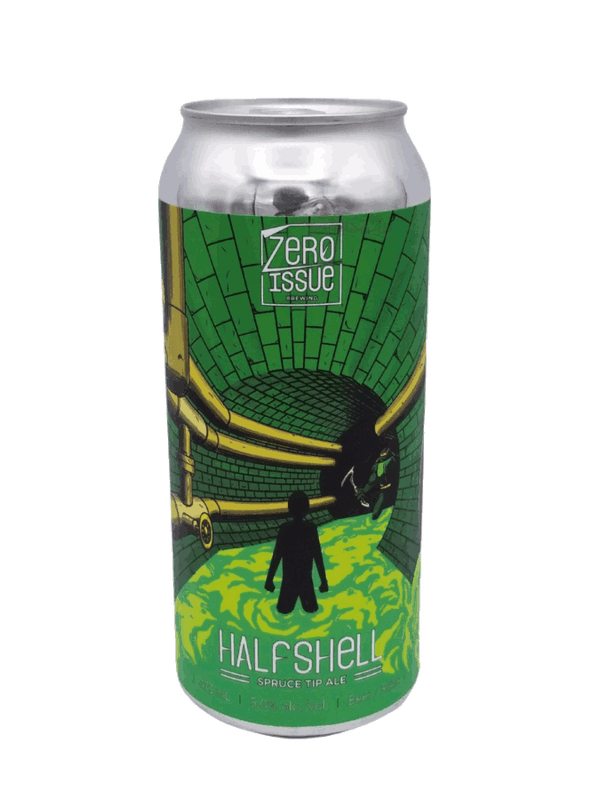 Zero Issue Halfshell Spruce Tip Ale - 4 x 473mL