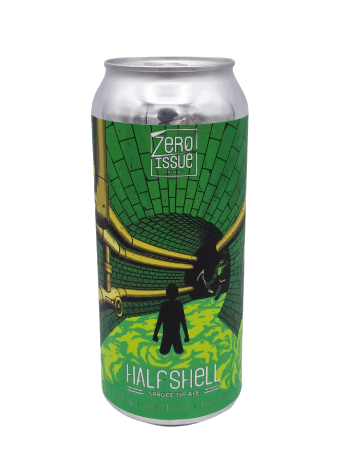 Zero Issue Halfshell Spruce Tip Ale - 4 x 473mL