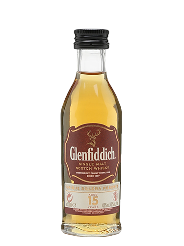 Glenfiddich 15 Year Old Whisky - 50mL
