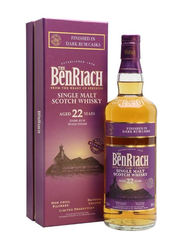 BenRiach 22 Year Old Dark Rum Finish Whisky