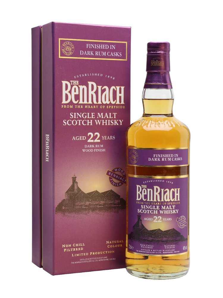 BenRiach 22 Year Old Dark Rum Finish Whisky