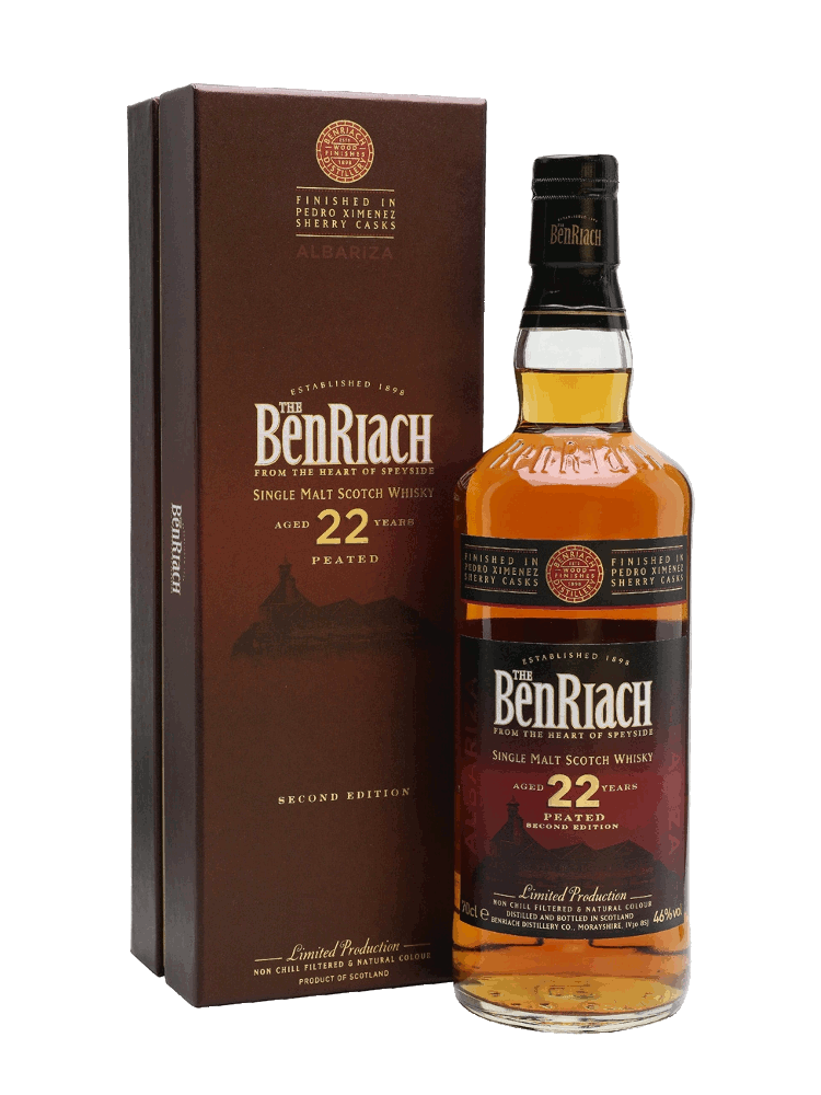 BenRiach 22 Year Old Peated PX Albariza Whisky