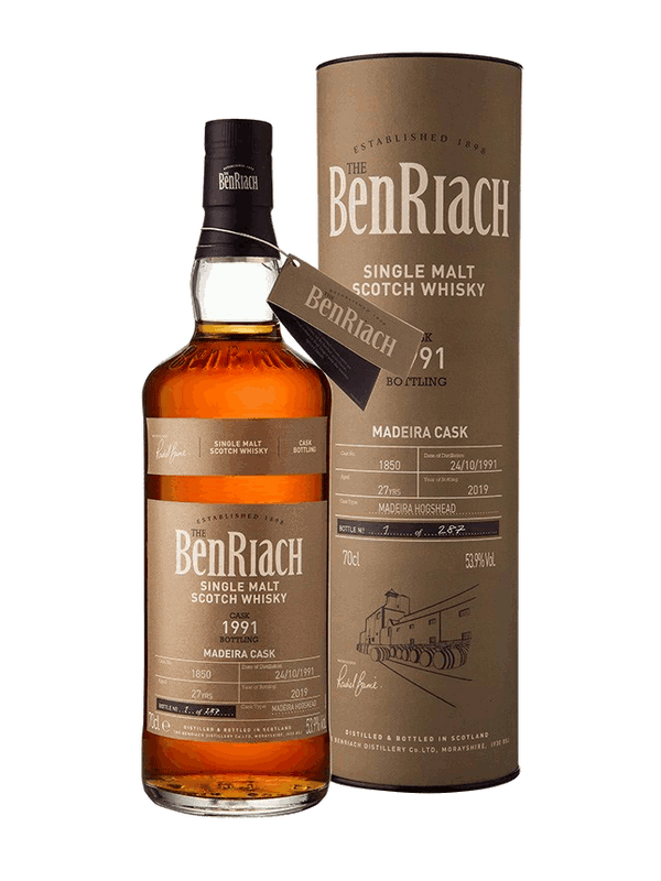 BenRiach 27 Year Old Madeira Cask Whisky Batch 16 - Cask 1850