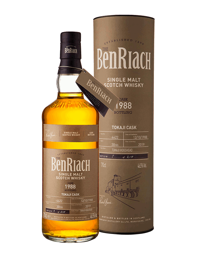 BenRiach 30 Year Old Tokaji Cask Whisky Batch 16 - Cask 4422