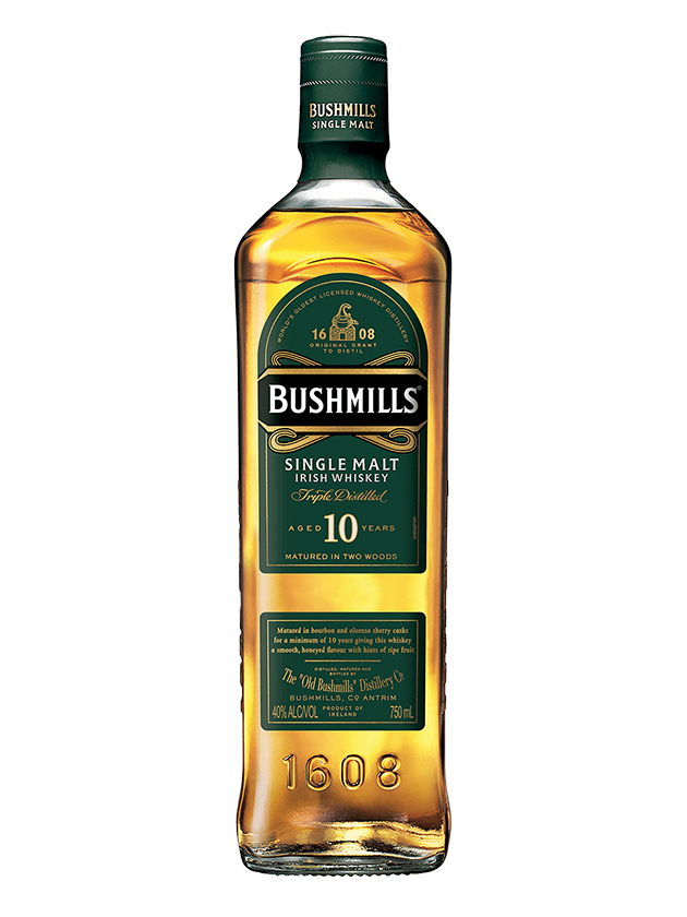 Bushmills 10 Year Old Irish Whiskey