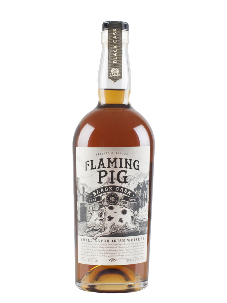 Flaming Pig Black Cask Irish Whiskey