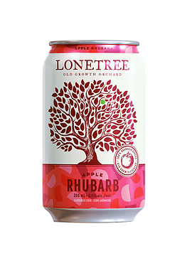 Lonetree Rhubarb Apple Cider - 6 x 355mL