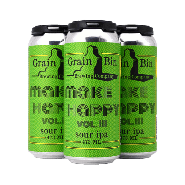 Grain Bin Make Happy Vol. III Sour IPA - 4 x 473mL