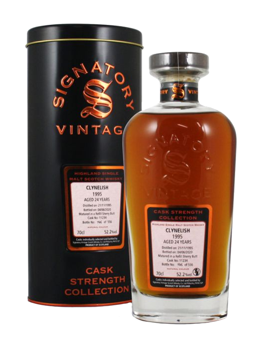 Signatory Vintage Clynelish 1995 24 Year Old Whisky (52.2% ABV)