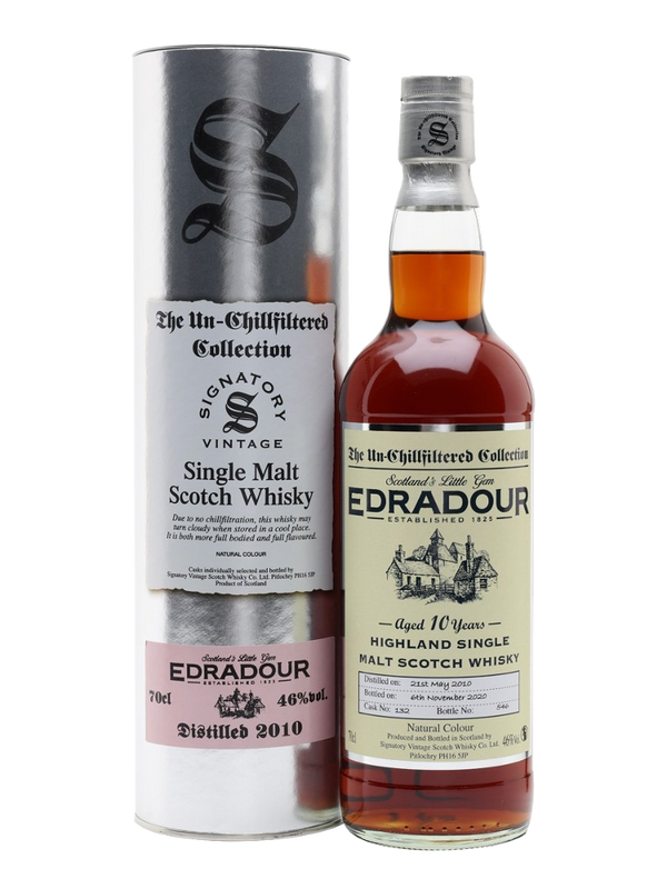 Signatory Vintage Edradour Sherry 10 Year Old Whisky (46% ABV)