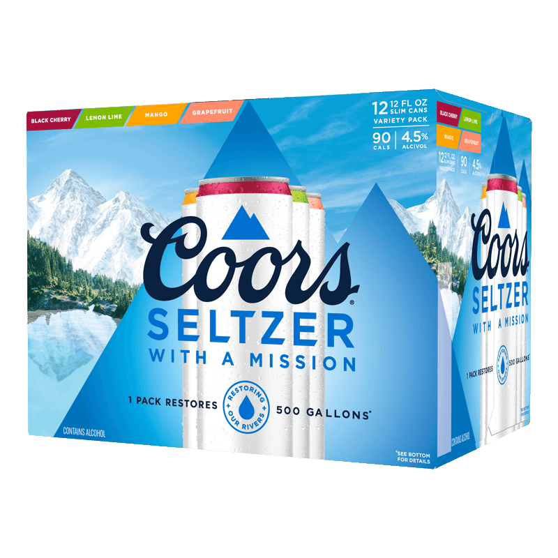 Coors Seltzer Variety Pack - 12 x 355mL