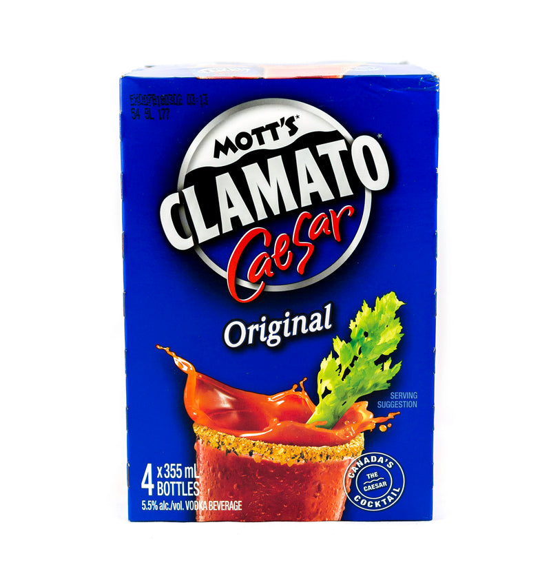 Mott's Clamato Caesar Original - 4 x 355mL