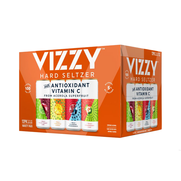 Vizzy Hard Seltzer Variety Pack - 12 x 355mL