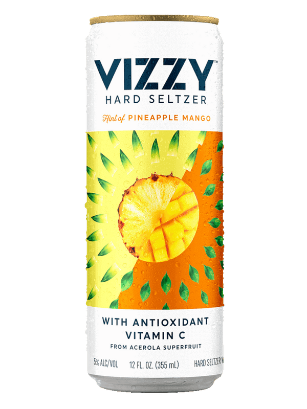 Vizzy Pineapple Mango Seltzer - 6 x 355mL