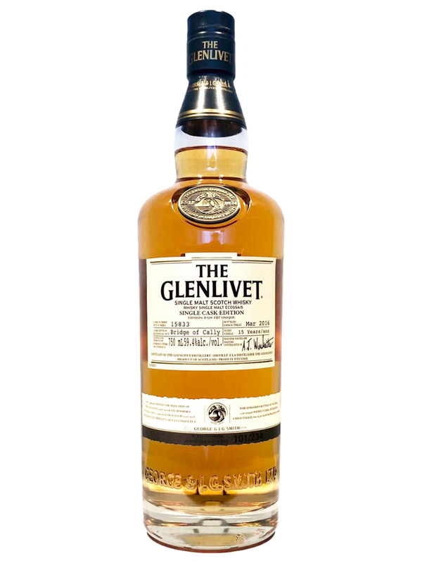 The Glenlivet "Bridge of Cally" 15 Year Old Whisky