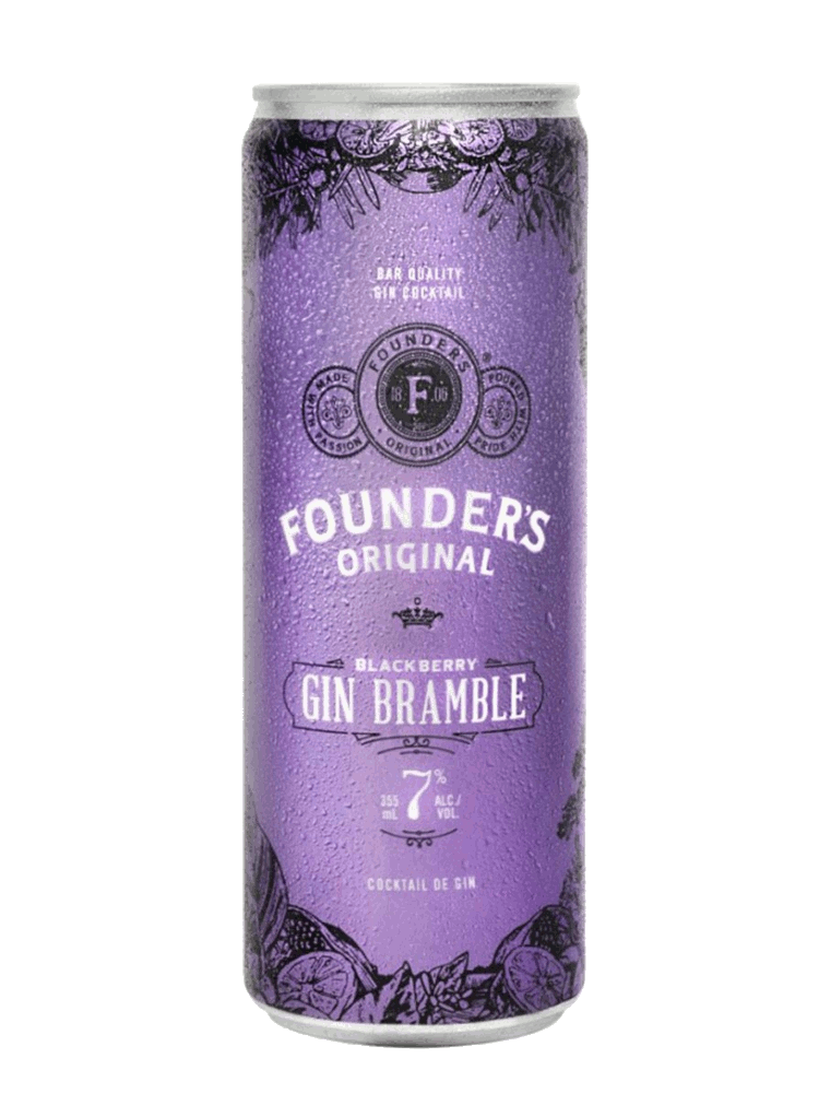 Founder's Original Gin Bramble - 4 x 355mL