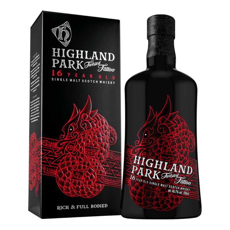 Highland Park Twisted Tattoo 16 Year Old Whisky