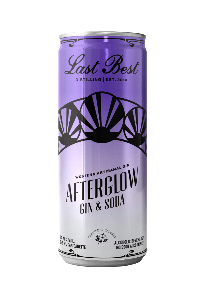 Last Best Afterglow Gin & Soda - 4 x 355mL