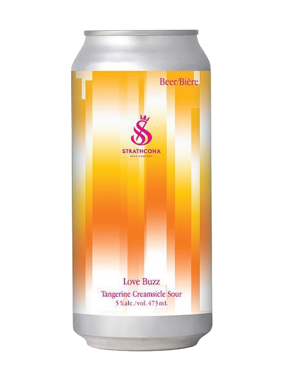 Strathcona Love Buzz Tangerine Creamsicle Sour - 4 x 473mL
