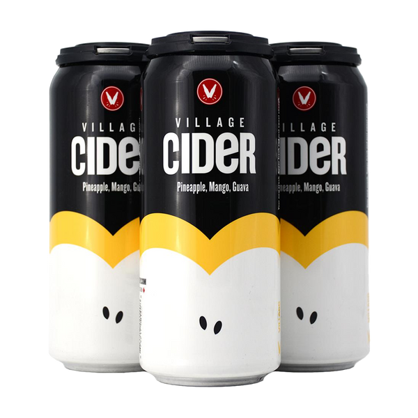 Village Tropical Cider - 4 x 473mL