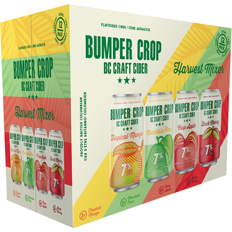 Bumper Crop Cider Harvest Mixer - 12 x 355 mL