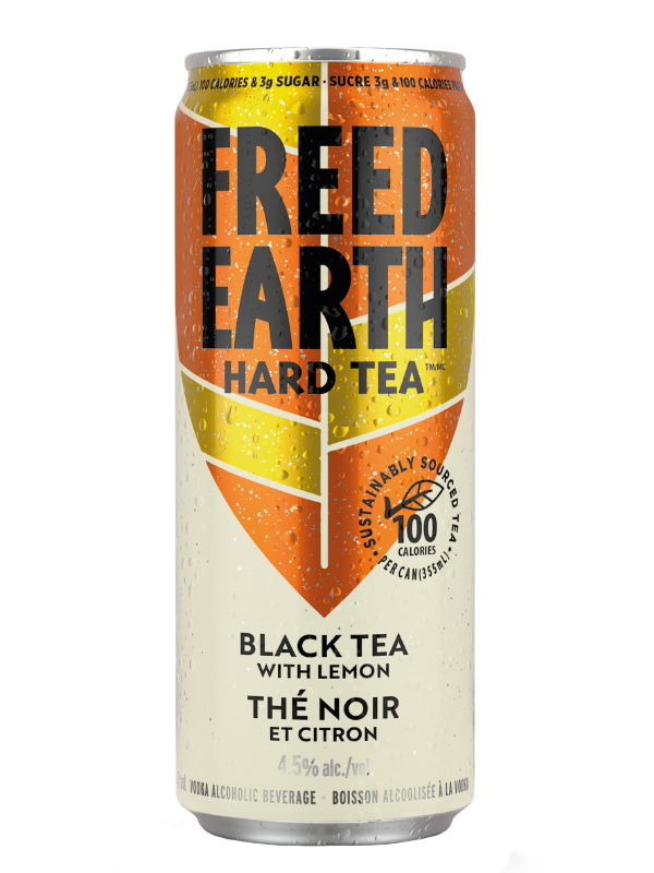 Freed Earth Black Tea w/ Lemon - 6 x 355mL