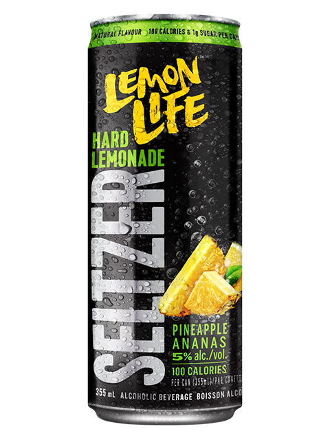 Lemon Life Seltzer Pineapple - 6 x 355mL