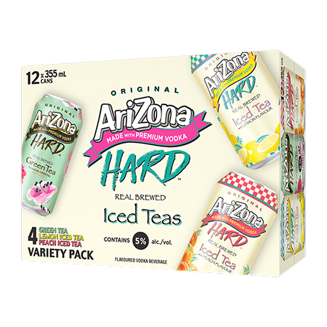 Arizona Hard Iced Tea Variety Pack - 12 x 355mL