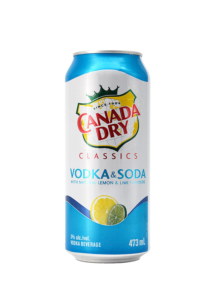 Canada Dry Classics Vodka & Soda - 473mL