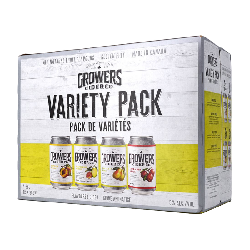 Growers Cider Variety Pack - 12 x 355mL