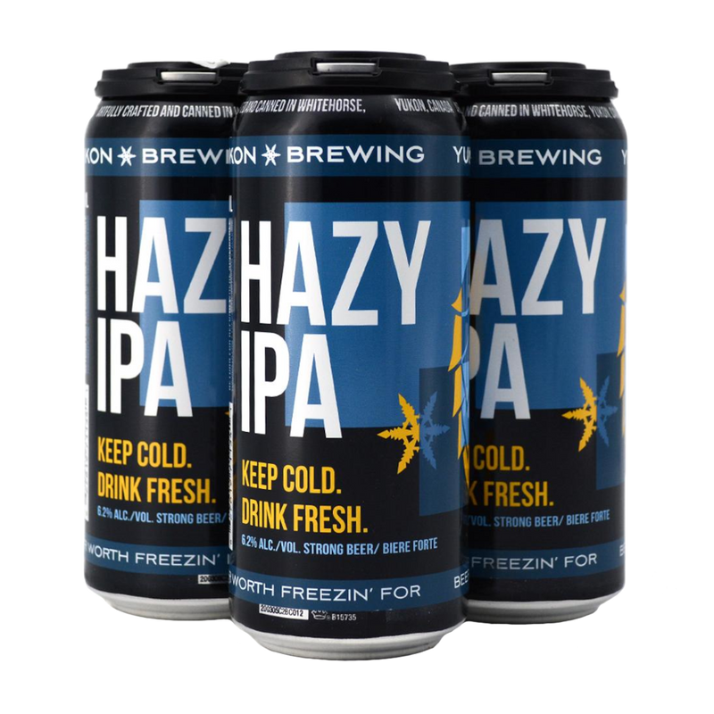 Yukon Brewing Hazy IPA - 4 x 473mL