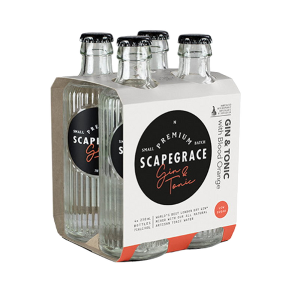 Scapegrace Gin & Tonic - 4 x 250mL