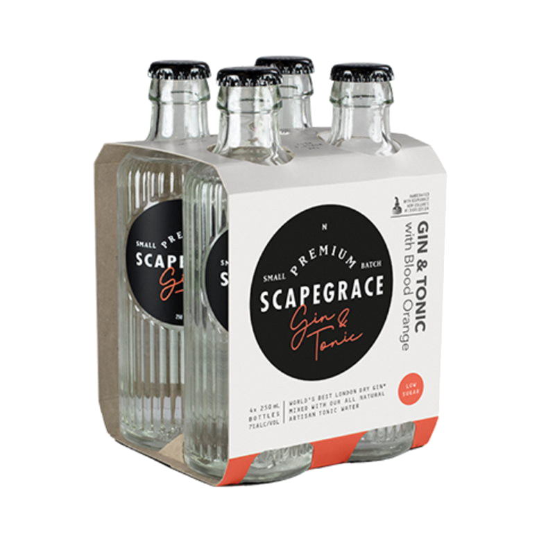 Scapegrace Gin & Tonic - 4 x 250mL