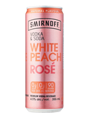 Smirnoff Vodka & Soda White Peach Rose - 4 x 355mL