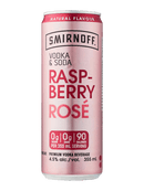 Smirnoff Vodka & Soda Raspberry Rose - 4 x 355mL