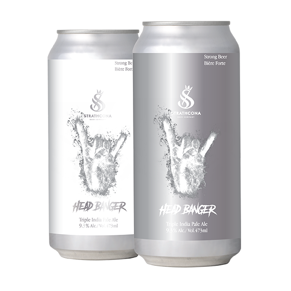 Strathcona Head Banger Triple IPA - 4 x 473mL