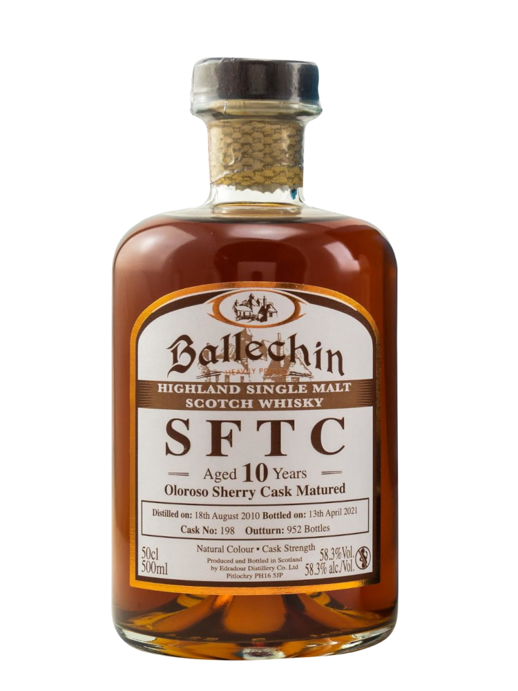 Ballechin 2010 SFTC Sherry Matured Whisky (58.3% ABV)