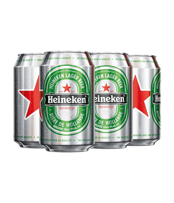 Heineken (Cans) - 6 x 330 mL