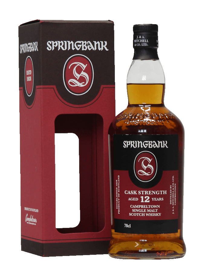 Springbank 12 Year Old Cask Strength Whisky (55.9% ABV)