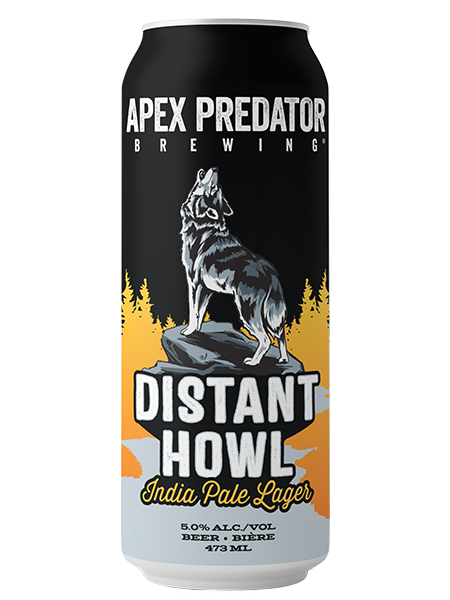 Apex Predator Distant Howl India Pale Lager - 4 x 473mL