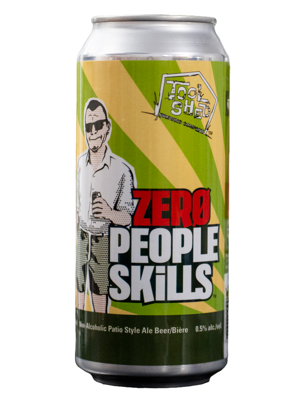 Tool Shed Brewing Zero People Skills Non-Alcoholic Ale - 4 x 473mL