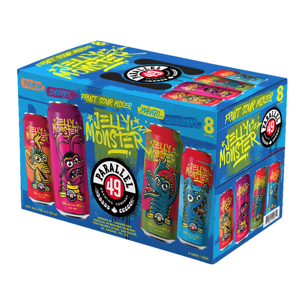 Parallel 49 Jelly Monster Fruit Sour Mixer - 8 x 473mL