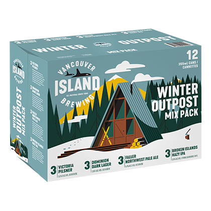 Vancouver Island Brewing Winter Outpost Mix Pack - 12 x 355mL