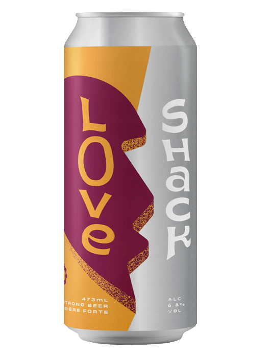 Cabin Brewing Love Shack Mango Hazy IPA - 4 x 473mL