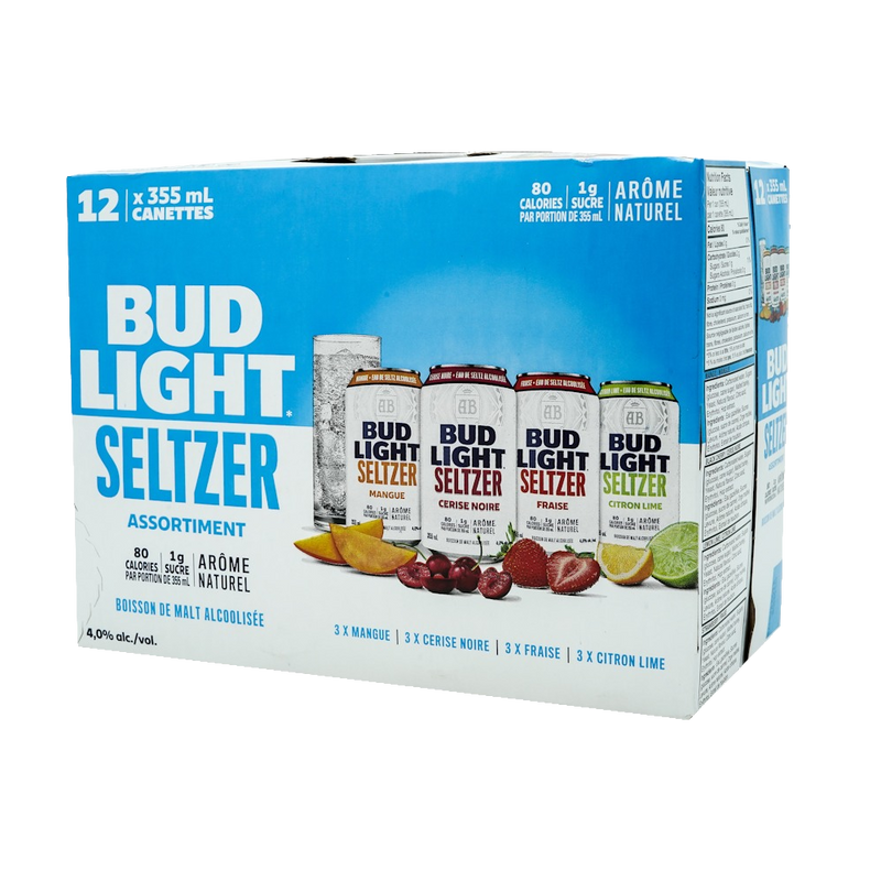 Bud Light Seltzer Mixer - 12 x 355mL