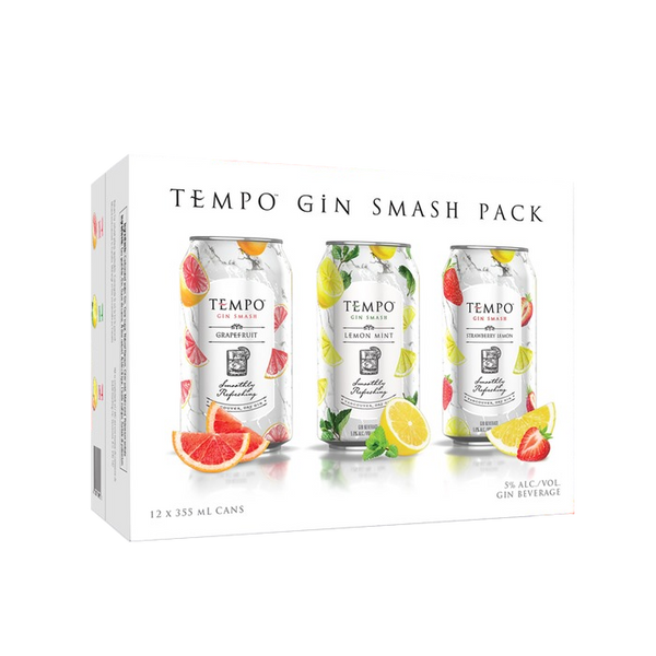 Tempo Gin Smash Variety - 12 x 355mL