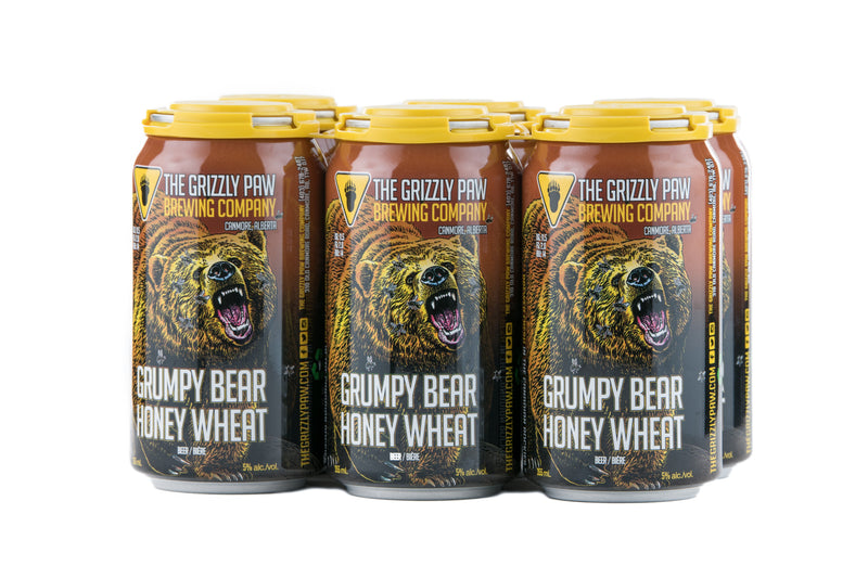 Grizzly Paw Honey Wheat - 6 x 355mL