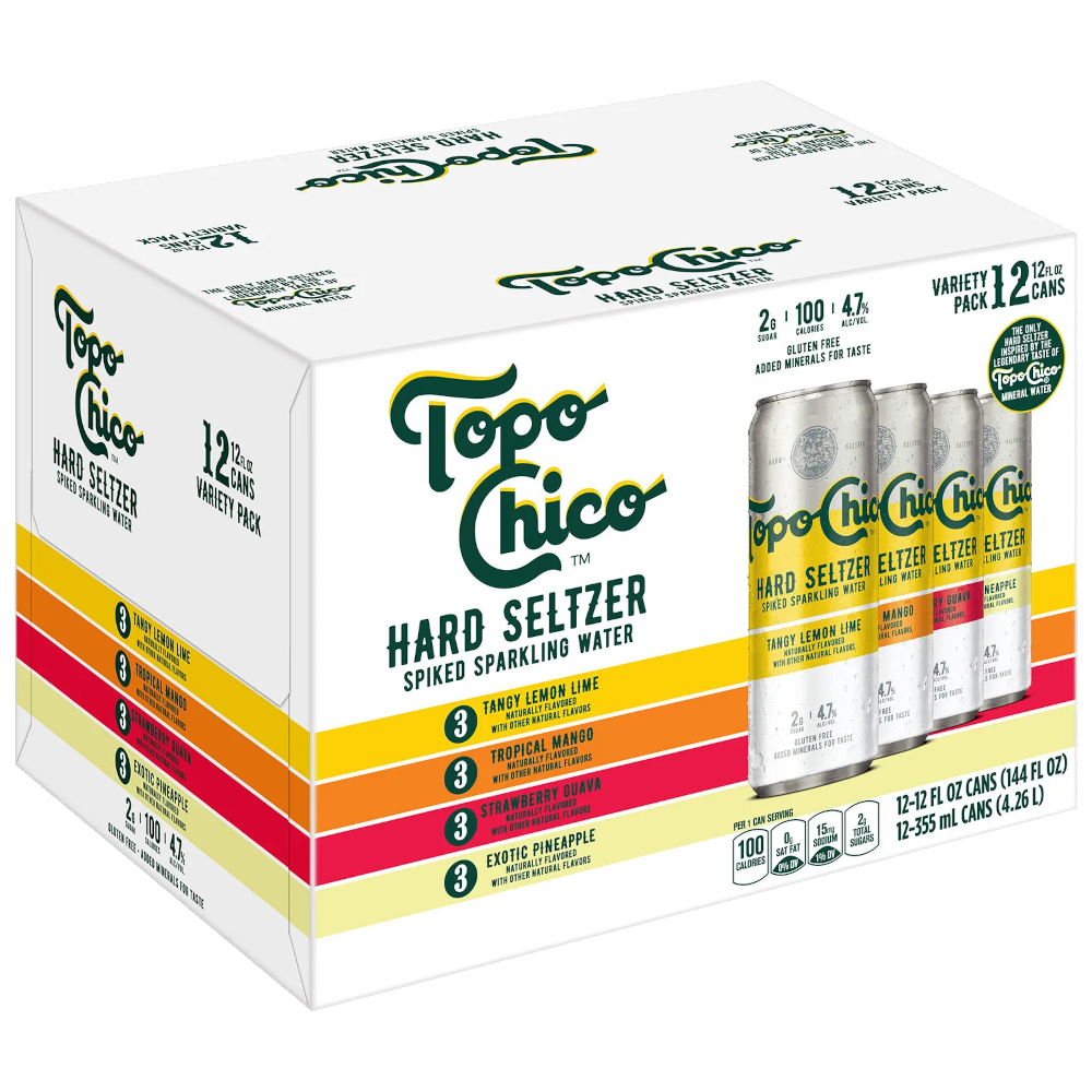 Topo Chico Hard Seltzer Variety Pack 12 x 355mL