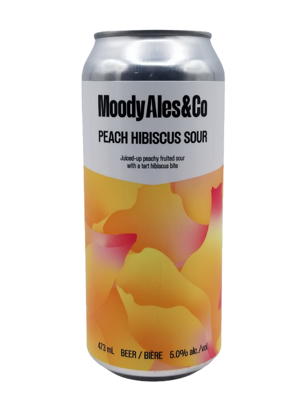 Moody Peach Hibiscus Sour - 4 x 473mL